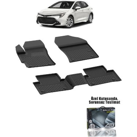 Toyota Corolla HB 2019-2025 Uyumlu 4.5D Premium Havuz Paspas
