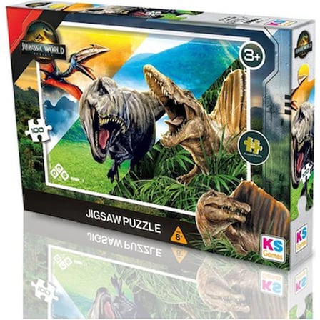 100 Parçalı Jurassic World Temalı Eğlenceli Yapboz