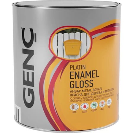 Sentetik Parlak Ahşap Metal Boyası 2.5 Lt Vişne Renk
