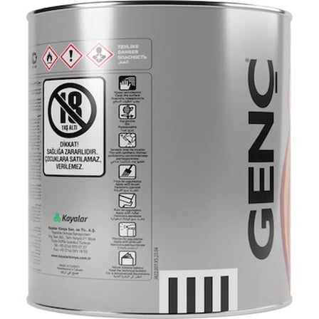 Sentetik Parlak Ahşap Metal Boyası 2.5 Lt Vişne Renk