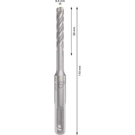 6,5*110 mm Kırıcı Delici Ucu, Dayanıklı Malzeme