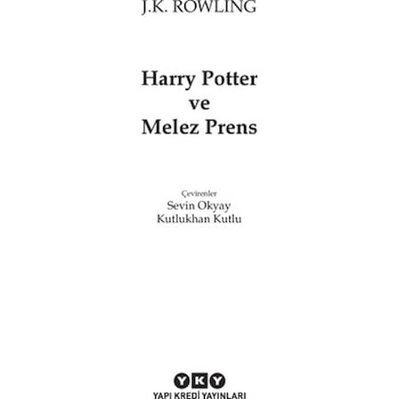Harry Potter Serisi - Melez Prens Hikayesi