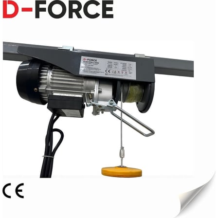 600-1200 kg Aralığında Yük Kaldırabilen Elektrikli Vinç, 1800 W
