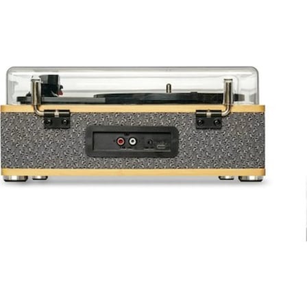 Gri Renkli Ahşap Gövde ile Bluetoothlu Pikap Plak Çalar