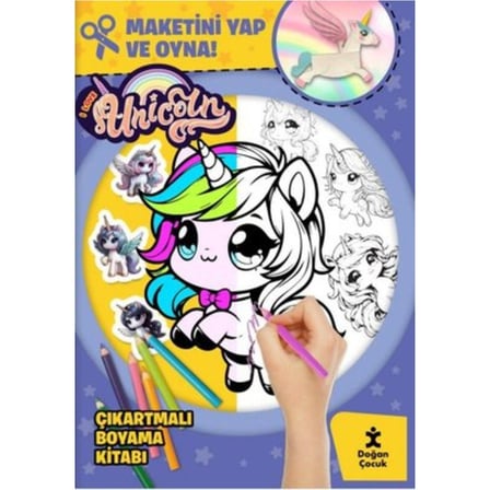 Unicorn Boyama Kitabı: Yaratıcılığınızı Geliştirin