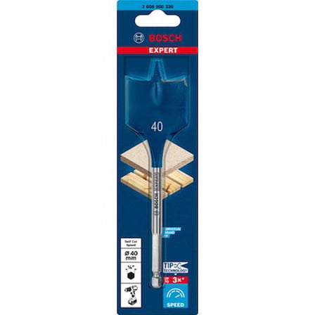 Yüksek Dayanıklılıkta Yaprak Delme Ucu, 40 x 152 mm