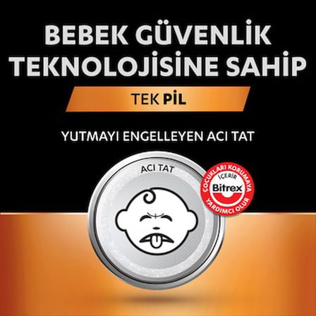 CR2032 Lityum Düğme Pil 4'lü Paket