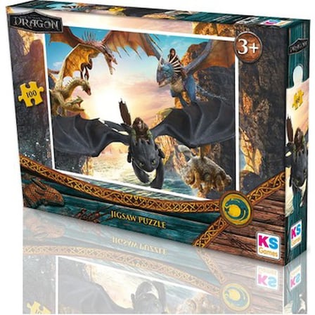 100 Parça Ejderha Temalı Puzzle