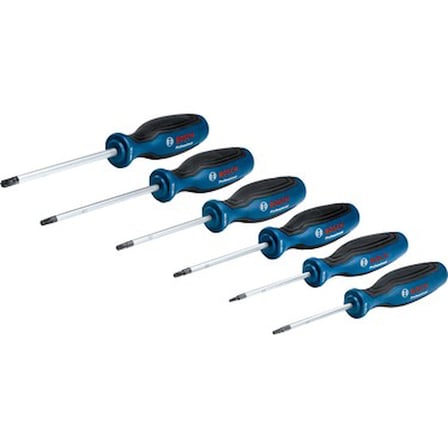 Tornavida Seti 6 Parça Torx ile Yüksek Kalite Metal Malzeme