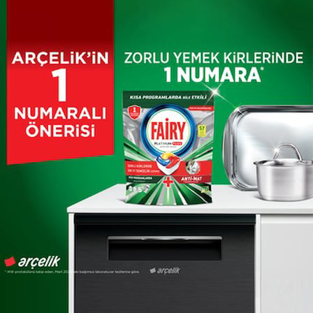 50 Yıkama Limon Aromalı Bulaşık Makinesi Deterjan Kapsülü
