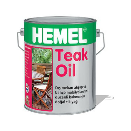 2,5 Litre Tik Yağı Doğal Ahşap Koruma ve Parlatma Ürünü