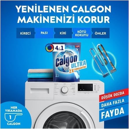 750 gr Ultra Konsantre 4'ü 1 Arada Toz Deterjan ile Güçlü Temizlik