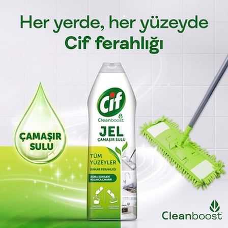 750 ml Bahar Ferahlığı ile Yüzey Temizleyici Ürün