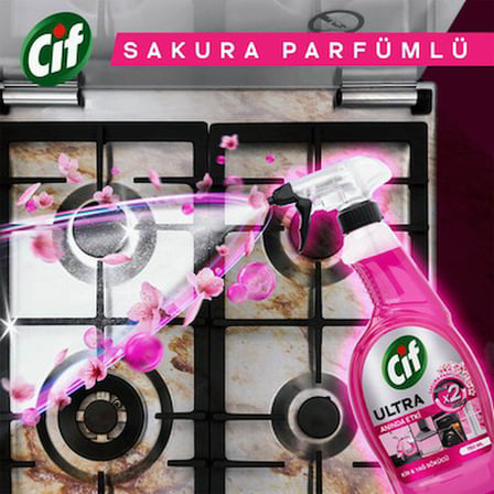 Hızlı Kir & Yağ Sökücü 750 ml Sakura Parfümlü