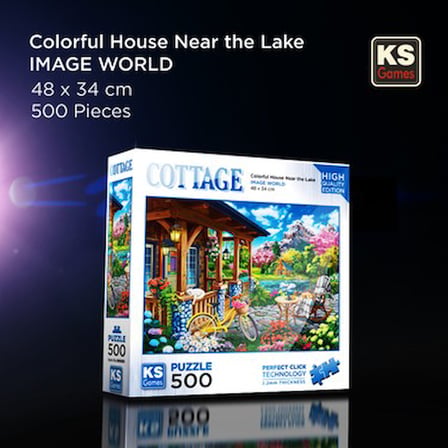 KS Games Colorful House Near The Lake 500 Parça