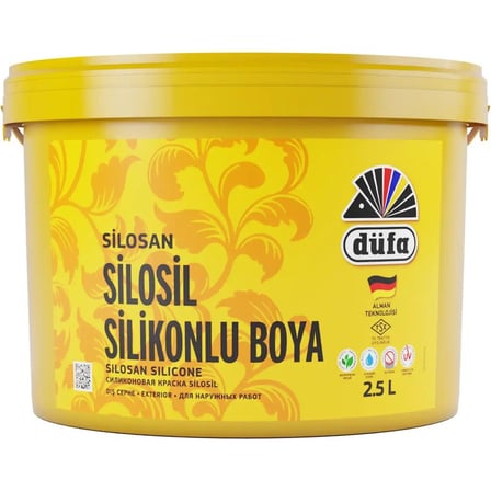 Silikonlu Dış Cephe Duvar Boyası 2,5 lt Keten Renk