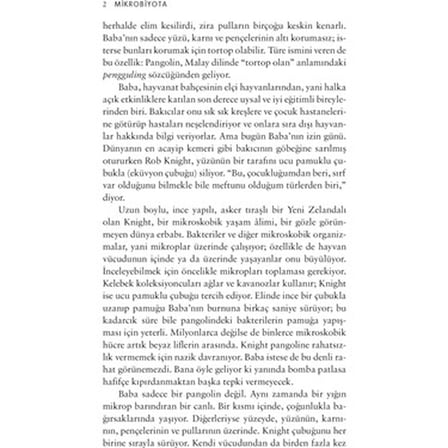 Mikrobiyota İçindeki Mikroplar: Sağlık Üzerine Bilimsel Bakış