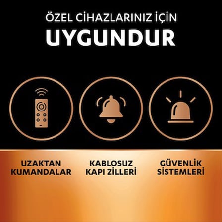 12V Alkalin Pil, 2'li Paket, Özel Kullanım için