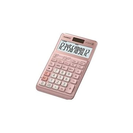Casio JF-120FM-PK Pembe 12 Hane Masa Üstü Hesap