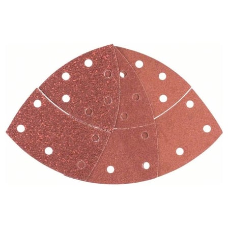 Multi Zımpara Kağıdı Seti, 10'lu, 102 x 62/93 mm Boyutlarında
