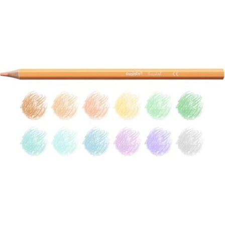 Pastel Renk Kuru Boya Kalemi, Eğlenceli ve Kullanışlı