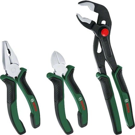 Yüksek hassasiyetli 3 parça pense seti, ergonomik tasarım ile kolay kullanım