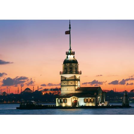 500 Parça Kız Kulesi Temalı Eğlenceli Yapboz