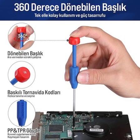 12 Parça Elektronikçi Onarım Seti ile Hassas Kullanım