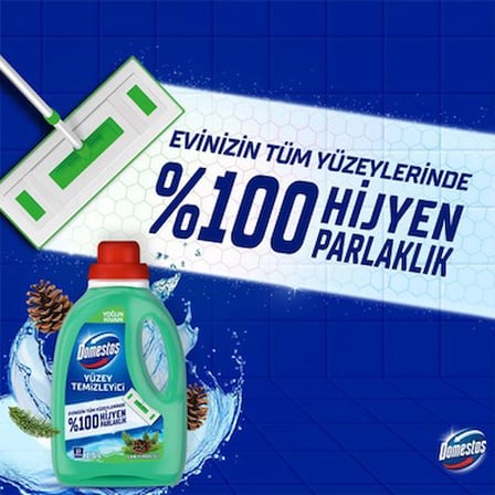Yoğun Kıvamlı Yüzey Temizleyici Çam Ferahlığı 1500 ml Tüm Yüzeyler İçin