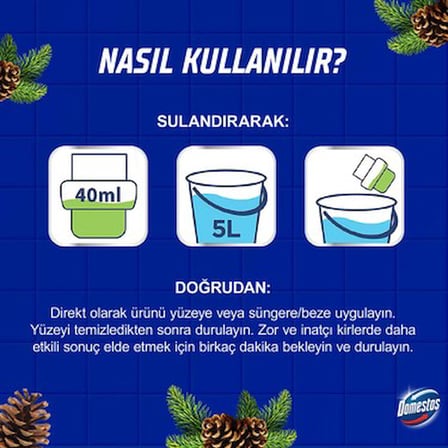 Yoğun Kıvamlı Yüzey Temizleyici Çam Ferahlığı 1500 ml Tüm Yüzeyler İçin