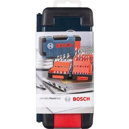 BOSCH HSS POİNTTEQ 18 PARÇA TOUGHBOX METAL DELME