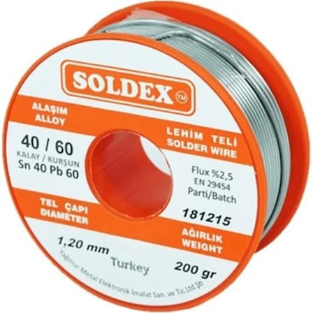 Lehim Teli 200 gr 1.2 mm Kalınlıkta Yüksek Kalite