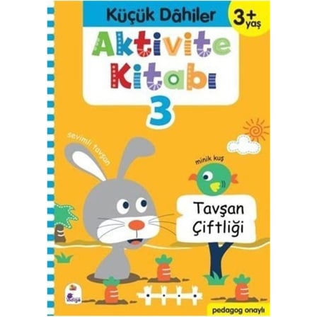 Pedagog Onaylı Küçük Dahiler Aktivite Kitabı 3 - Eğlenceli Öğrenme