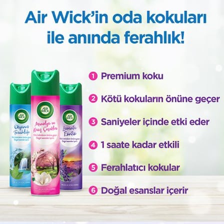 Okyanus Ferahlığı ile  Oda Kokusu Spreyi, 300 ml