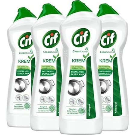 750 ml Ekstra Hızlı Durulama Özellikli Krem Temizleyici