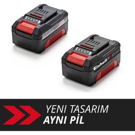 Orijinal Einhell System Power X-Change Akü (Li-Ion Akü, 18 V, 4.0 Ah, Tüm Power X-Change cihazları