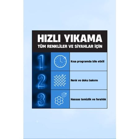 Hızlı Yıkama İçin Açık Renkliler Sıvı Deterjan 2l