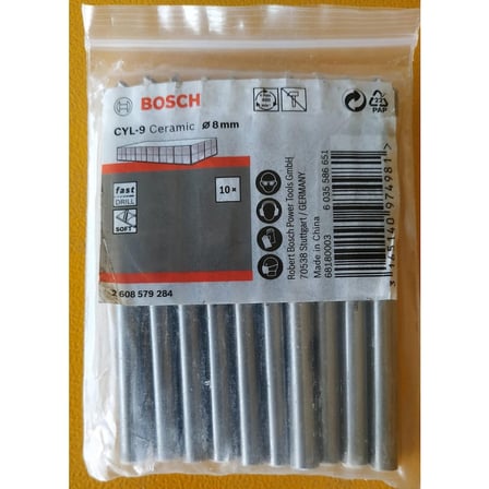 Seramik Matkap Ucu 8*80 mm Uzun Ömürlü Tasarım