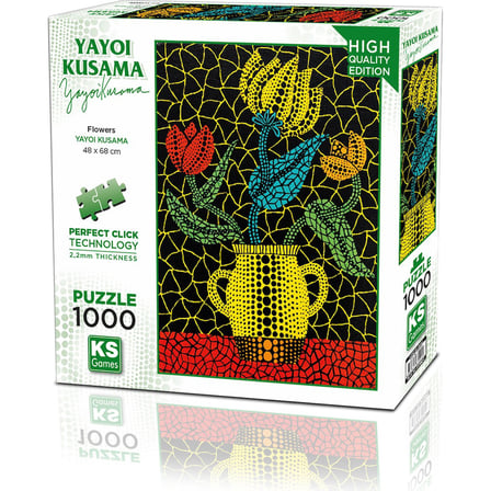 1000 Parçalı Çiçek Temalı Eğlenceli Yapboz
