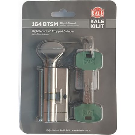 Bilyalı Barel Tuzaklı Mandallı Silindir - 68 mm Güvenlik Özellikleri