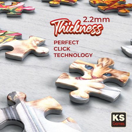 Yazılı Ofis Temalı 500 Parça Puzzle, Eğlenceli ve Zihin Geliştirici Aktivite