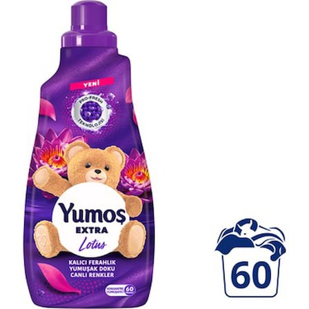 Lotus Aromalı Konsantre Çamaşır Yumuşatıcısı 1440 ml 60