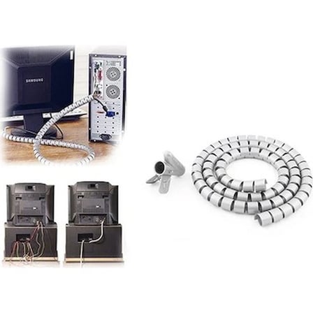 20 Metre Kablo Düzenleyici, Toplayıcı, Gümüş Renk
