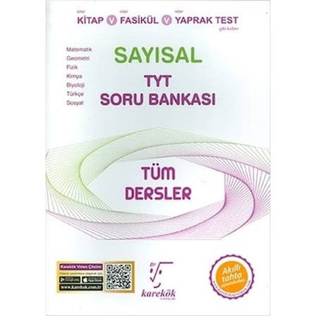 TYT Sayısal Soru Kitabı: Tüm Dersler İçin Hazırlık