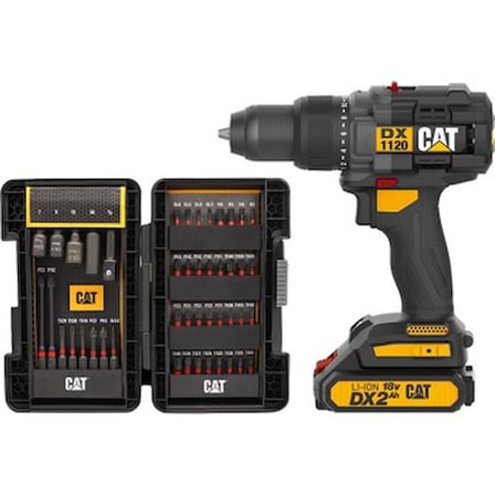 18VOLT/2.0AH çift akülü profesyonel darbeli matkap