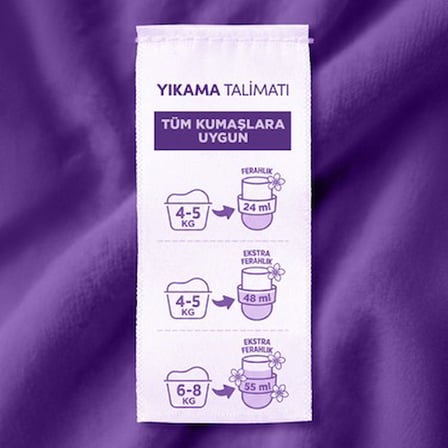 1.44L Taze Konsantre Çamaşır Yumuşatıcısı 60 Yıkama