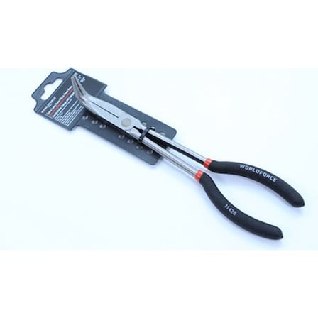 Uzun Kargaburun Pense 260 mm ile Kavisli Uç S2 Çelik