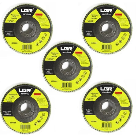 Alüminyum Oksit Flap Disk Zımpara 115 x 22 mm ile Kesim