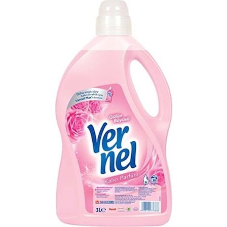Gül Kokulu Sıvı Yumuşatıcı 3 L Kalıcı Parfüm ile 30 Yıkama