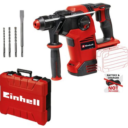 Einhell Profesyonel Akülü Kırıcı Delici TP-HD 36/30 Li BL +4 – Solo Power X-Change (18 V, Kömürsüz,